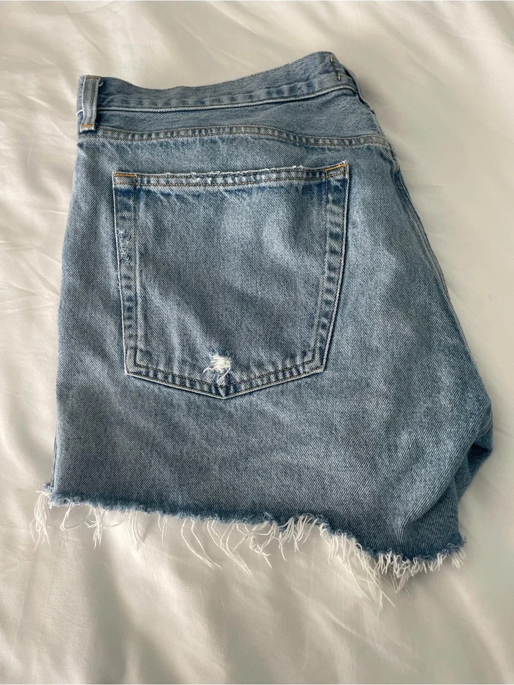 Agolde denim shorts